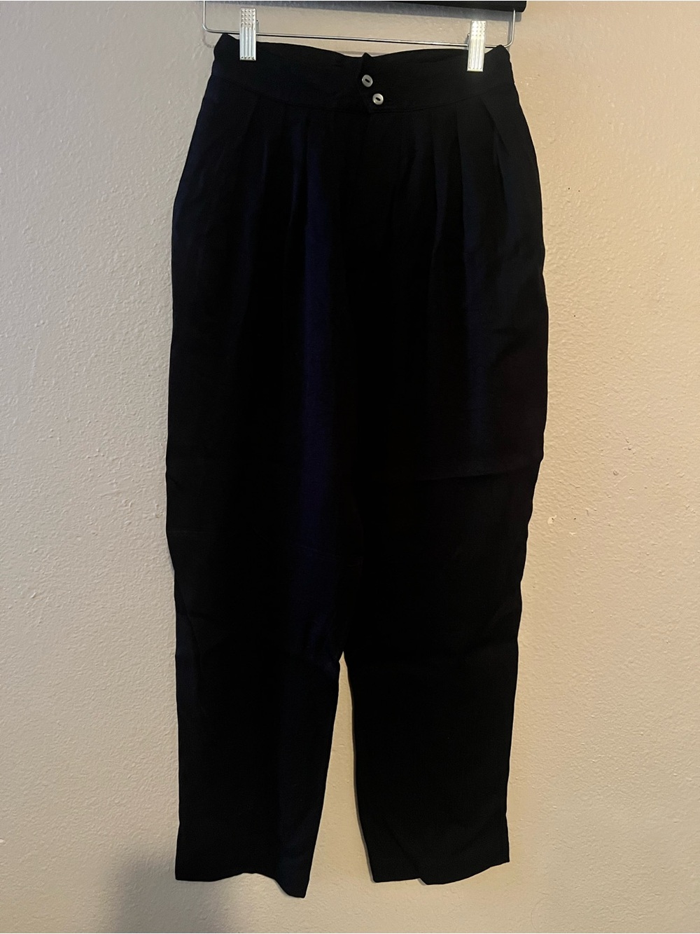 Liz Sport Vintage high waisted double pleated silhouette pants